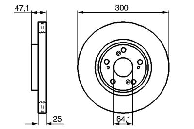 BOSCH 0 986 479 227 Číslo výrobce: BD1094. EAN: 4047024094871.
