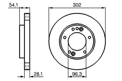 BOSCH 0 986 479 230 Číslo výrobce: BD1096. EAN: 4047024096530.