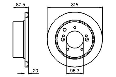 BOSCH 0 986 479 232 Číslo výrobce: BD1098. EAN: 4047024201187.