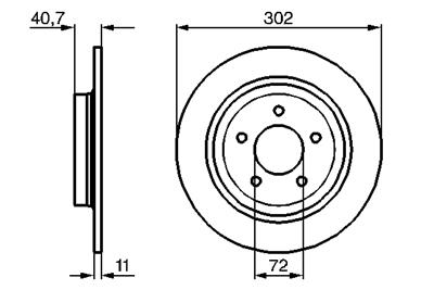 BOSCH 0 986 479 C69 Číslo výrobce: BD2208. EAN: 4047025482523.