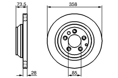 BOSCH 0 986 479 259 Číslo výrobce: BD1137. EAN: 4047024227033.