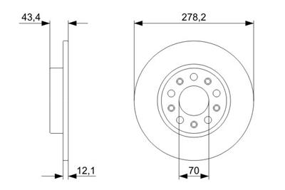 BOSCH 0 986 479 292 Číslo výrobce: BD1155. EAN: 4047024233638.