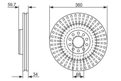 BOSCH 0 986 479 B97 Číslo výrobce: BD2098. EAN: 4047025357586.