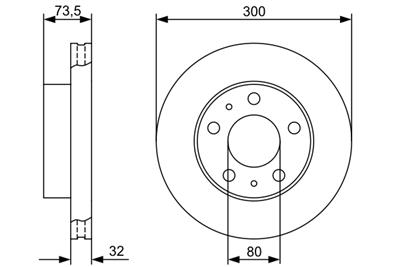 BOSCH 0 986 479 315 Číslo výrobce: BD1219. EAN: 4047024309340.