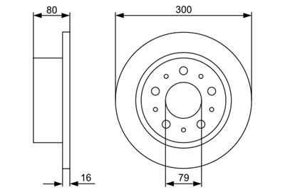 BOSCH 0 986 479 317 Číslo výrobce: BD1221. EAN: 4047024309326.