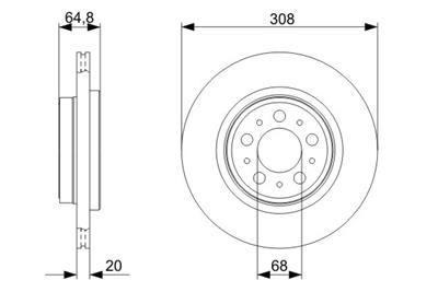 BOSCH 0 986 479 C78 Číslo výrobce: BD2217. EAN: 4047025482547.