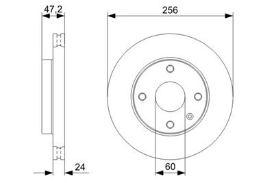 BOSCH 0 986 479 328 Číslo výrobce: BD1182. EAN: 4047024293076.