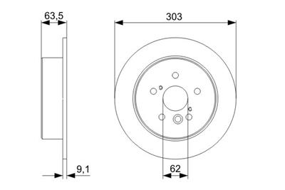 BOSCH 0 986 479 C02 Číslo výrobce: BD2102. EAN: 4047025357609.