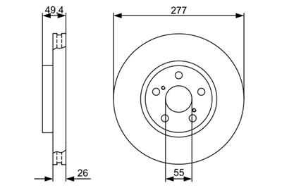 BOSCH 0 986 479 340 Číslo výrobce: BD1191. EAN: 4047024293090.