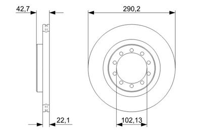 BOSCH 0 986 479 343 Číslo výrobce: BD1193. EAN: 4047024292970.