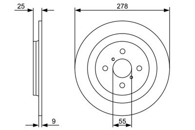 BOSCH 0 986 479 C05 Číslo výrobce: BD2105. EAN: 4047025349369.