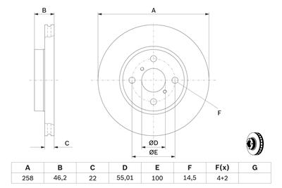 BOSCH 0 986 479 C06 Číslo výrobce: BD2106. EAN: 4047025357685.