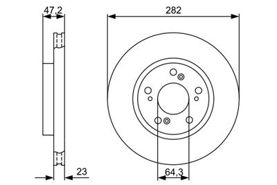 BOSCH 0 986 479 365 Číslo výrobce: BD1205. EAN: 4047024293113.