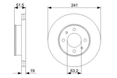 BOSCH 0 986 479 377 Číslo výrobce: BD1213. EAN: 4047024293281.