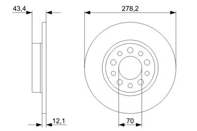 BOSCH 0 986 479 378 Číslo výrobce: BD1214. EAN: 4047024293205.
