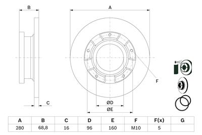 BOSCH 0 986 479 401 Číslo výrobce: BD1293. EAN: 4047024400054.