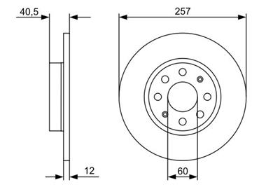 BOSCH 0 986 479 402 Číslo výrobce: BD1298. EAN: 4047024400061.
