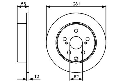 BOSCH 0 986 479 419 Číslo výrobce: BD1257. EAN: 4047024393462.