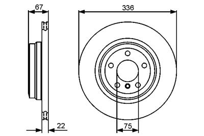 BOSCH 0 986 479 439 Číslo výrobce: BD1280. EAN: 4047024393639.