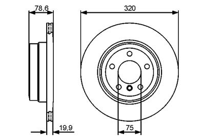 BOSCH 0 986 479 442 Číslo výrobce: BD1320. EAN: 4047024400511.