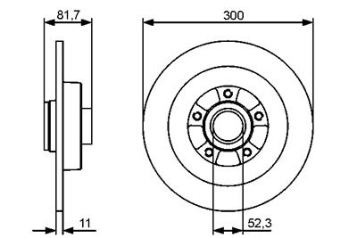BOSCH 0 986 479 446 Číslo výrobce: BD1466. EAN: 4047024400528.