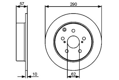 BOSCH 0 986 479 448 Číslo výrobce: BD1283. EAN: 4047024393684.