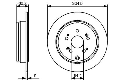 BOSCH 0 986 479 449 Číslo výrobce: BD1266. EAN: 4047024393530.
