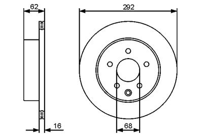 BOSCH 0 986 479 453 Číslo výrobce: BD1269. EAN: 4047024393493.