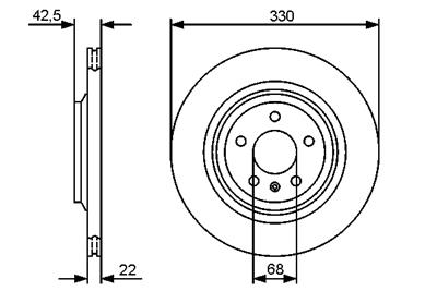 BOSCH 0 986 479 457 Číslo výrobce: BD1323. EAN: 4047024401006.