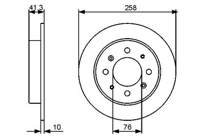 BOSCH 0 986 479 462 Číslo výrobce: BD1272. EAN: 4047024393370.