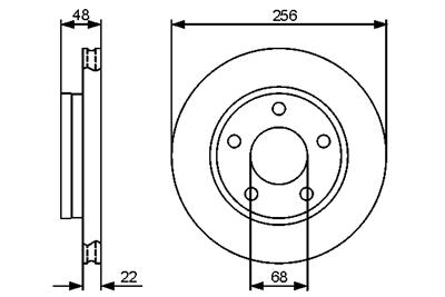 BOSCH 0 986 479 463 Číslo výrobce: BD1325. EAN: 4047024400450.