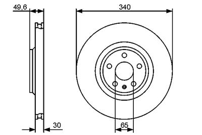 BOSCH 0 986 479 464 Číslo výrobce: BD1287. EAN: 4047024393653.