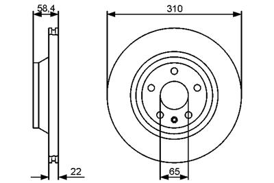 BOSCH 0 986 479 466 Číslo výrobce: BD1289. EAN: 4047024393707.