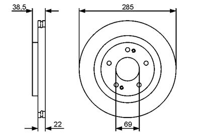 BOSCH 0 986 479 470 Číslo výrobce: BD1328. EAN: 4047024401037.