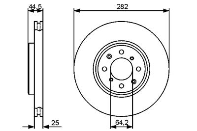 BOSCH 0 986 479 476 Číslo výrobce: BD1276. EAN: 4047024393394.