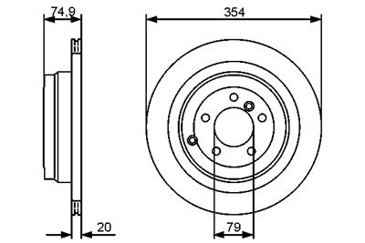 BOSCH 0 986 479 479 Číslo výrobce: BD1333. EAN: 4047024400351.