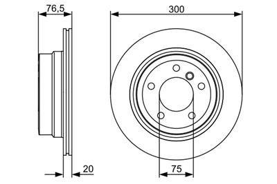 BOSCH 0 986 479 496 Číslo výrobce: BD1355. EAN: 4047024615007.