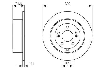 BOSCH 0 986 479 509 Číslo výrobce: BD1365. EAN: 4047024615083.