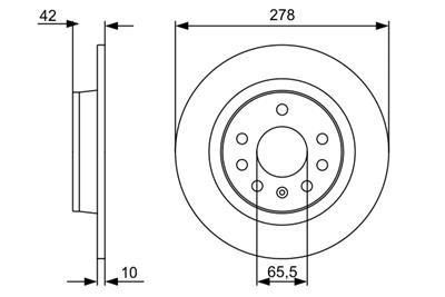 BOSCH 0 986 479 C80 Číslo výrobce: BD2219. EAN: 4047025482592.