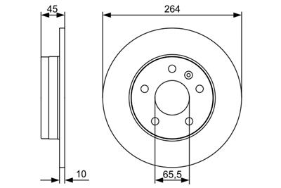 BOSCH 0 986 479 C66 Číslo výrobce: BD2205. EAN: 4047025482677.
