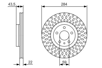 BOSCH 0 986 479 558 Číslo výrobce: BD1668. EAN: 4047025167758.