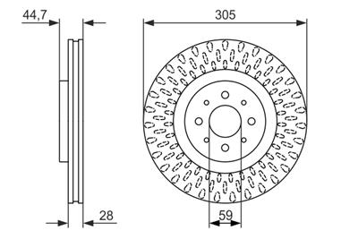 BOSCH 0 986 479 570 Číslo výrobce: BD1413. EAN: 4047024683631.