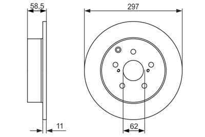 BOSCH 0 986 479 574 Číslo výrobce: BD1417. EAN: 4047024683679.