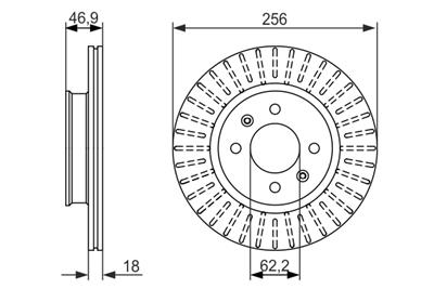 BOSCH 0 986 479 577 Číslo výrobce: BD1420. EAN: 4047024683693.