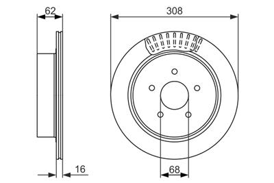 BOSCH 0 986 479 606 Číslo výrobce: BD1449. EAN: 4047024685857.