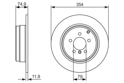 BOSCH 0 986 479 612 Číslo výrobce: BD1455. EAN: 4047024685727.
