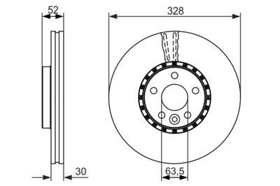 BOSCH 0 986 479 621 Číslo výrobce: BD1464. EAN: 4047024685741.
