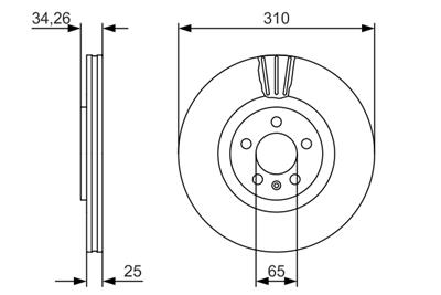 BOSCH 0 986 479 642 Číslo výrobce: BD1675. EAN: 4047025167864.