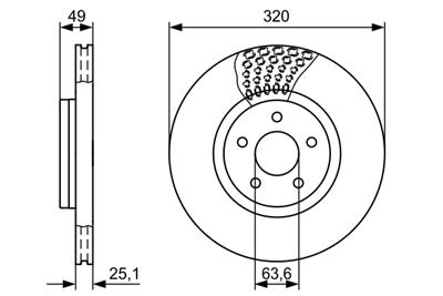 BOSCH 0 986 479 660 Číslo výrobce: BD1677. EAN: 4047025167857.