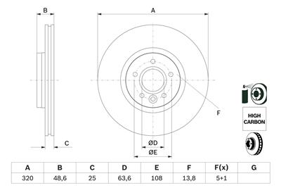 BOSCH 0 986 479 680 Číslo výrobce: BD1682. EAN: 4047025167901.
